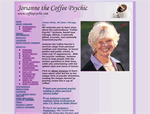 Tablet Screenshot of coffeepsychic.com